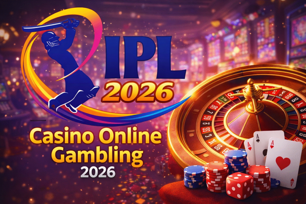 casino online gambling 2026 IPL style banner with logo