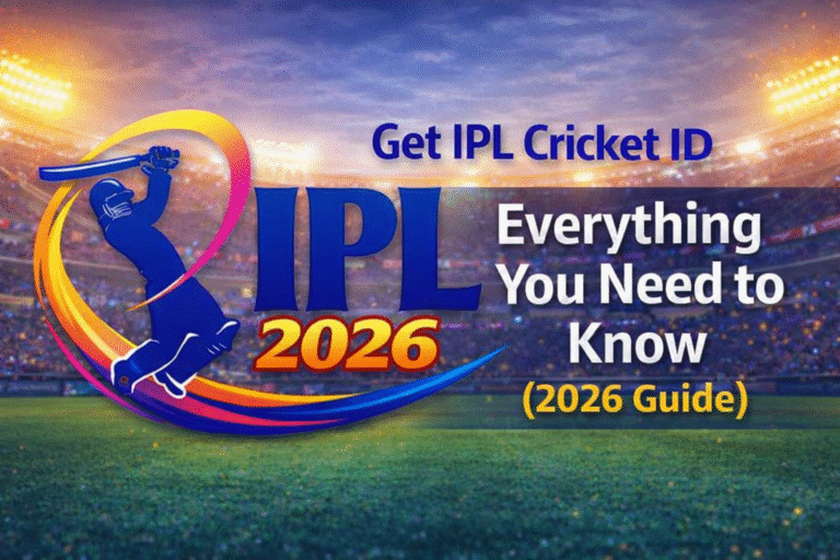 Get IPL Cricket ID 2026 – Complete Guide to Fast and Secure IPL ID Access