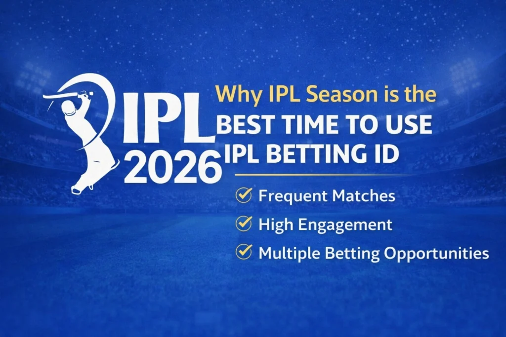 Why IPL season is the best time to use IPL betting ID 2026 banner with IPL logo