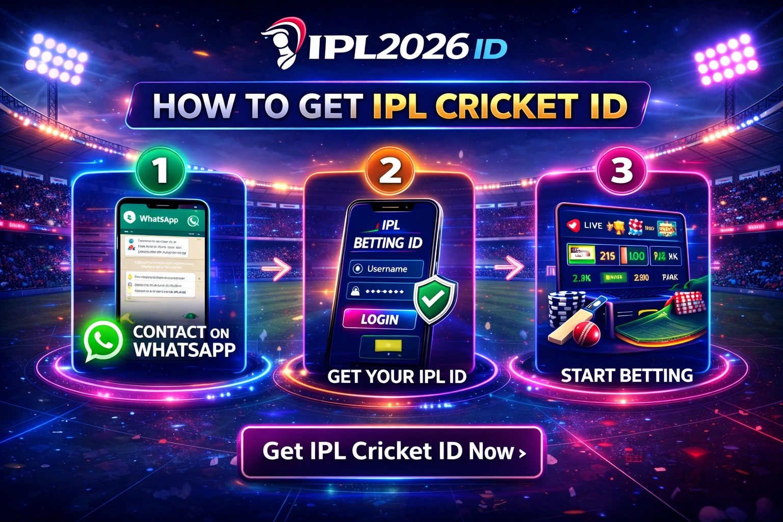 How to get IPL Cricket ID step by step process