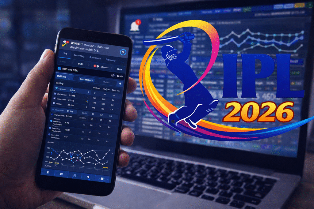 IPL Online ID Features 2026 with IPL Logo, Live Dashboard and Cricket Stats
