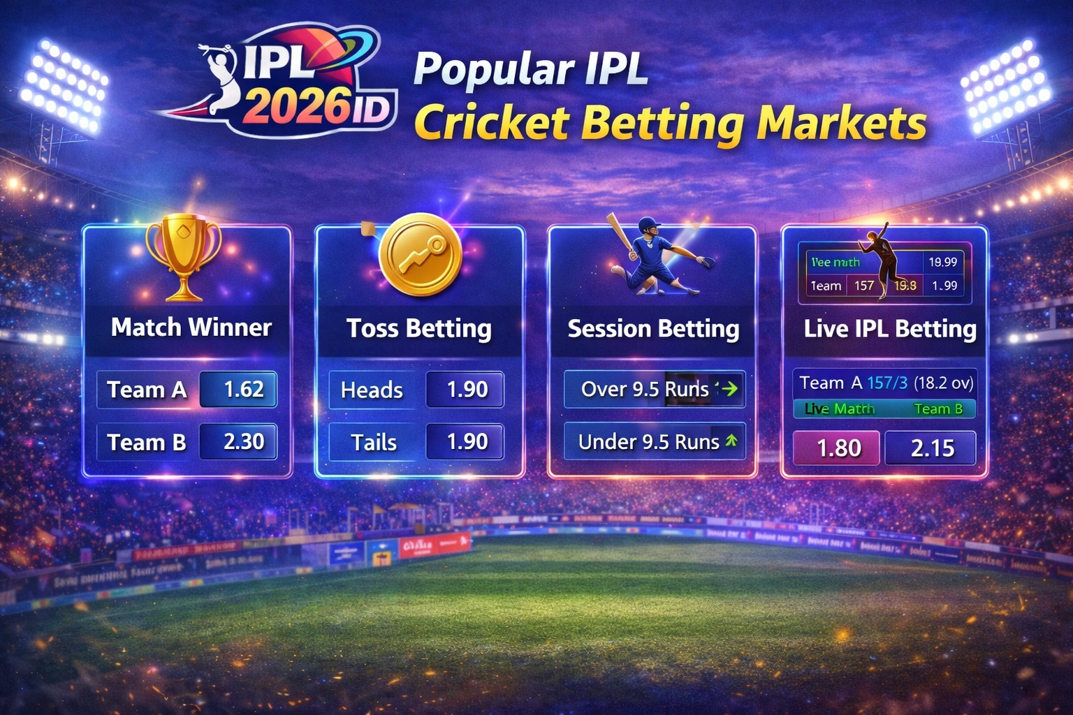 Popular IPL Cricket Betting Markets