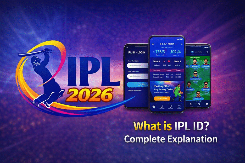 What is IPL ID 2026 – IPL Logo Horizontal Image for Online Cricket Platform Access