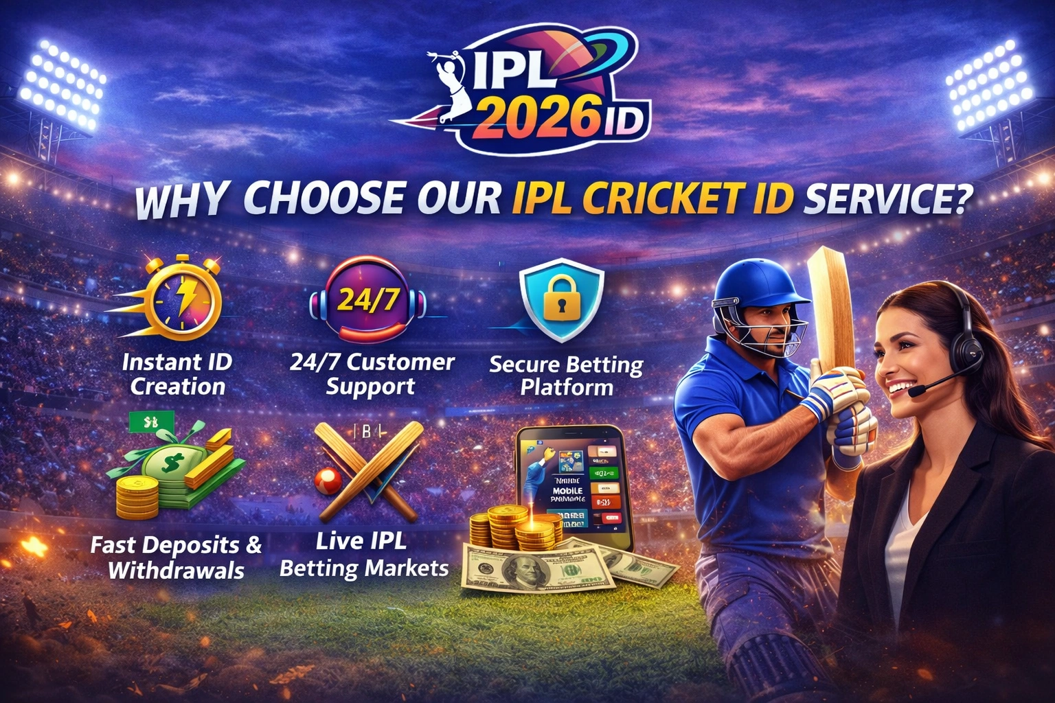 Why Choose Our IPL Cricket ID Service