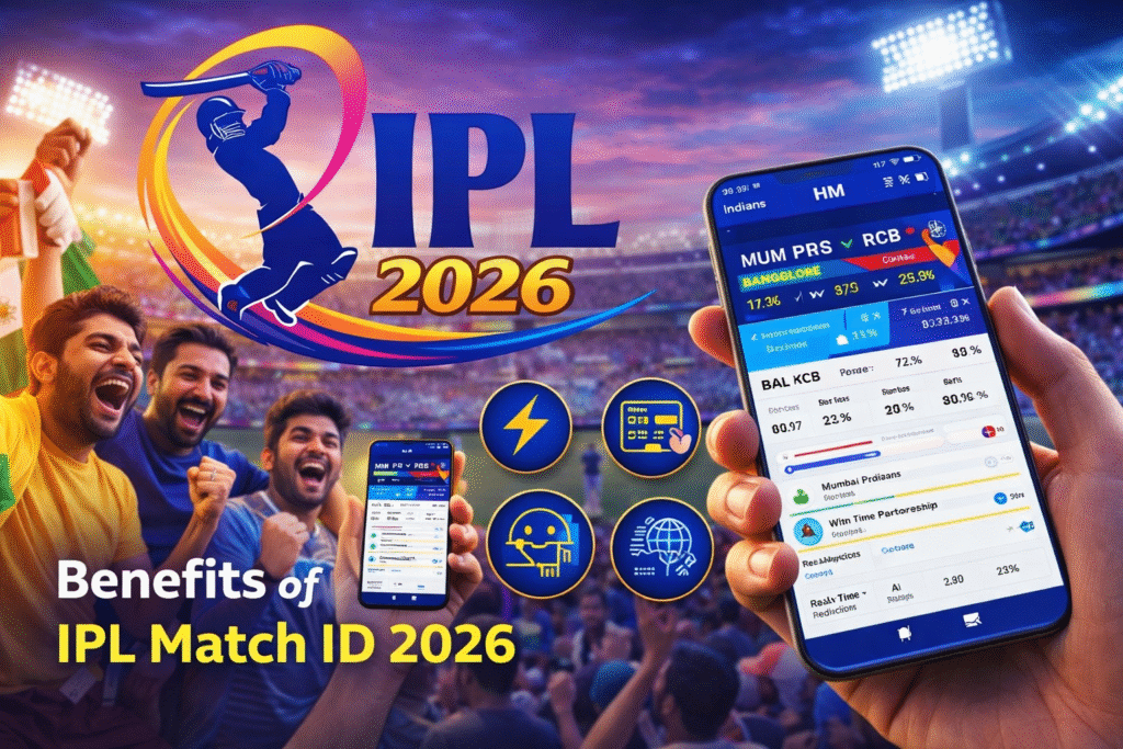 benefits of IPL match ID 2026 live dashboard